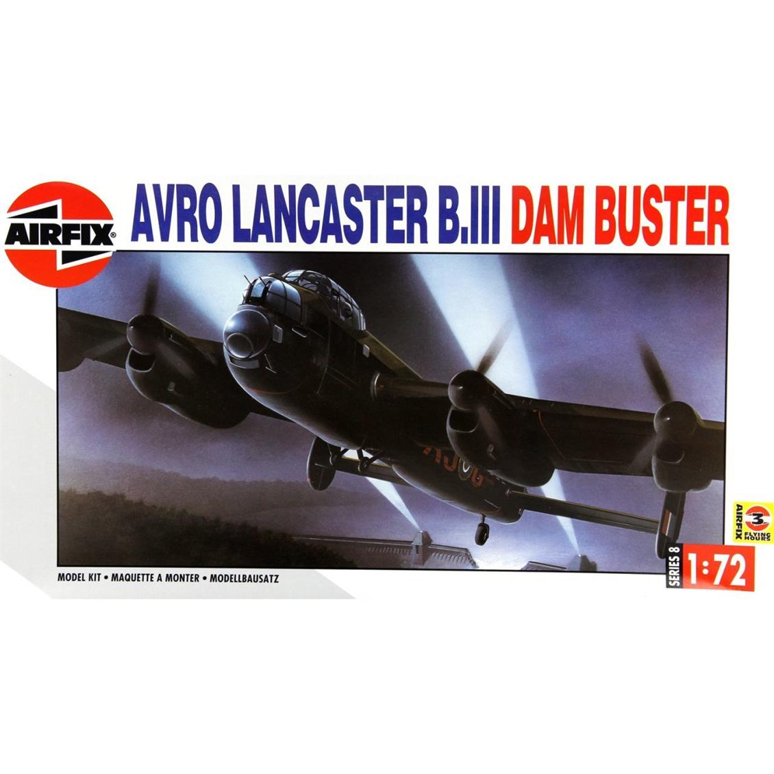A08004 1/72 AVRO LANCESTER III DAM BUSTER AKET