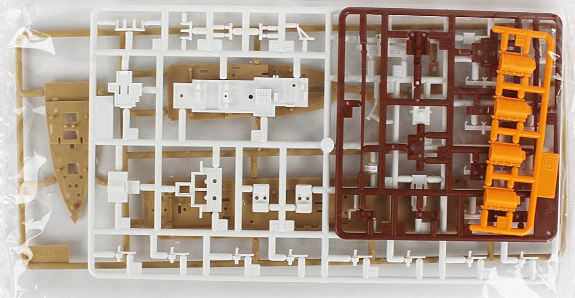 Academy 14217 1/1000 RMS Titanic Multi color parts Gemi maketi