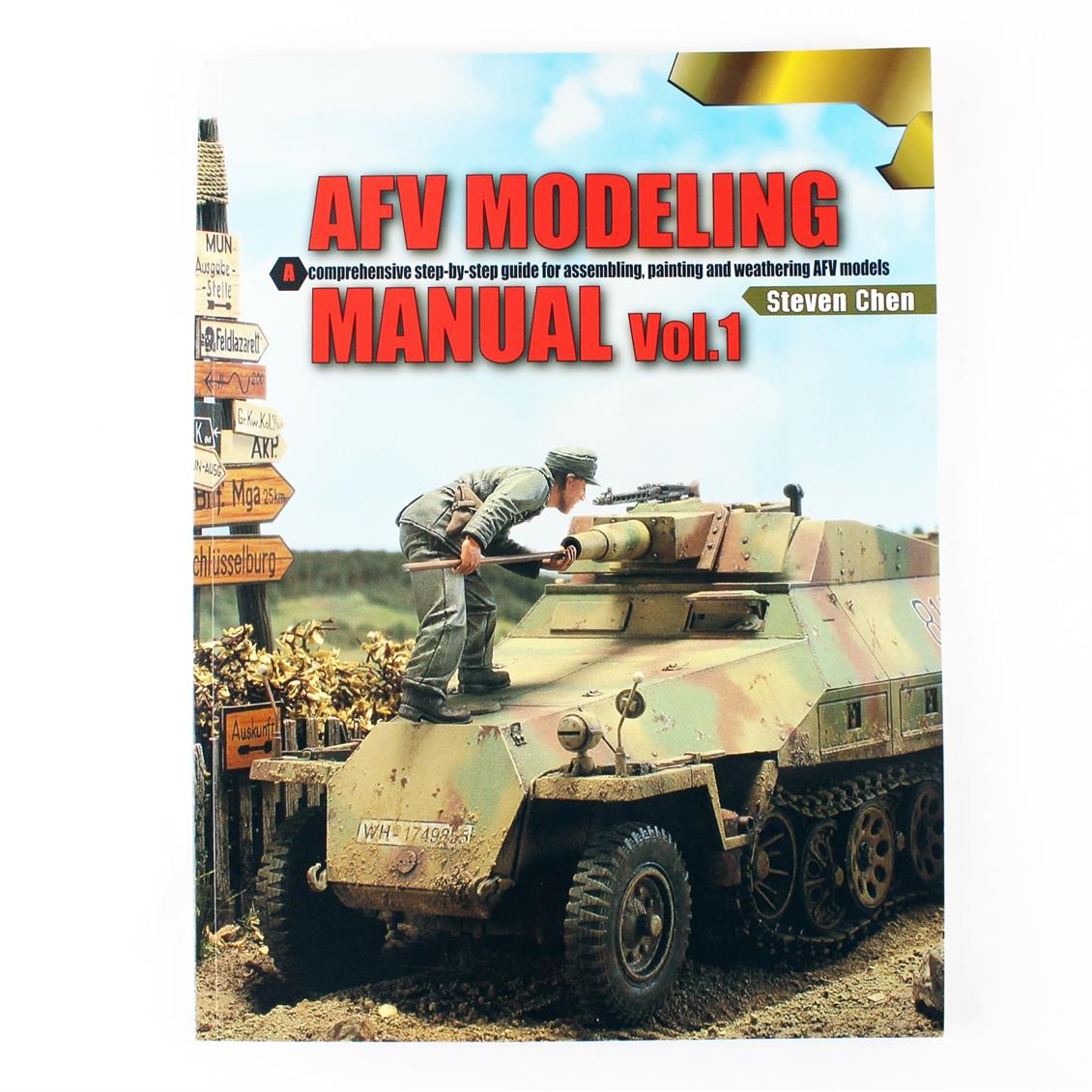 AFV Club AMM Vol.1 AFV MODELING MANUAL Vol. 1, İngilizce, 52 Sayfa, Renkli