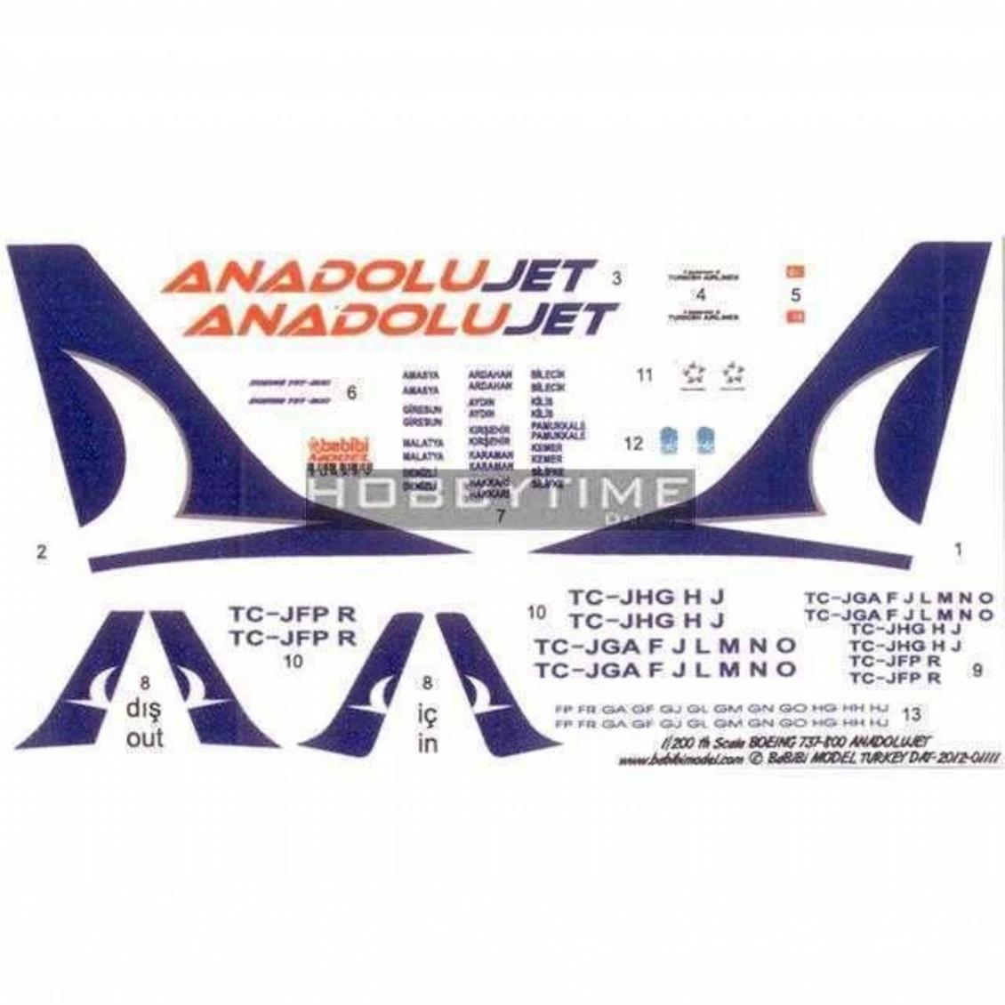 DAT01111 1/200 ANADOLUJET B-737-800