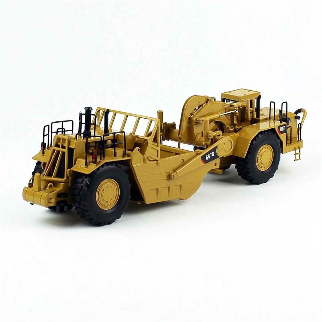 Diecast Masters 85175 1/50 Ölçek, Cat 657G Sıyırıcı, Sergilemeye Hazır Metal İş Makinası Modeli
