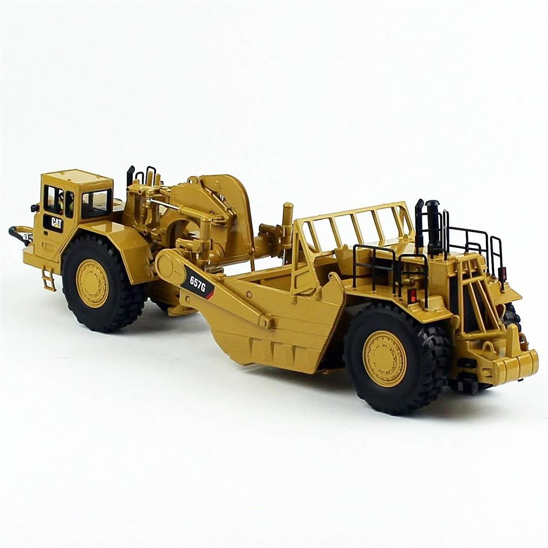 Diecast Masters 85175 1/50 Ölçek, Cat 657G Sıyırıcı, Sergilemeye Hazır Metal İş Makinası Modeli