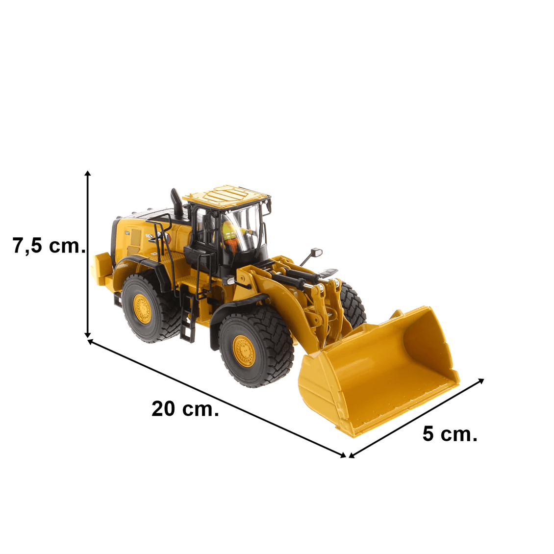 Diecast Masters 85684 1/50 Ölçek, Cat 982 XE Tekerlekli Loder, Sergilemeye Hazır Metal İş Makinası Modeli