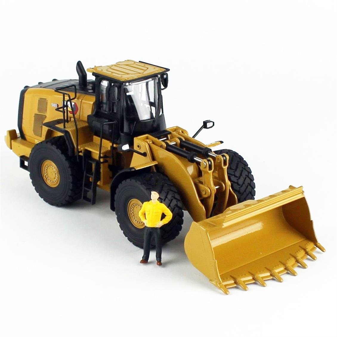 Diecast Masters 85684 1/87 Ölçek, Cat 980 Wheel Loader, Sergilemeye Hazır Metal İş Makinası Modeli