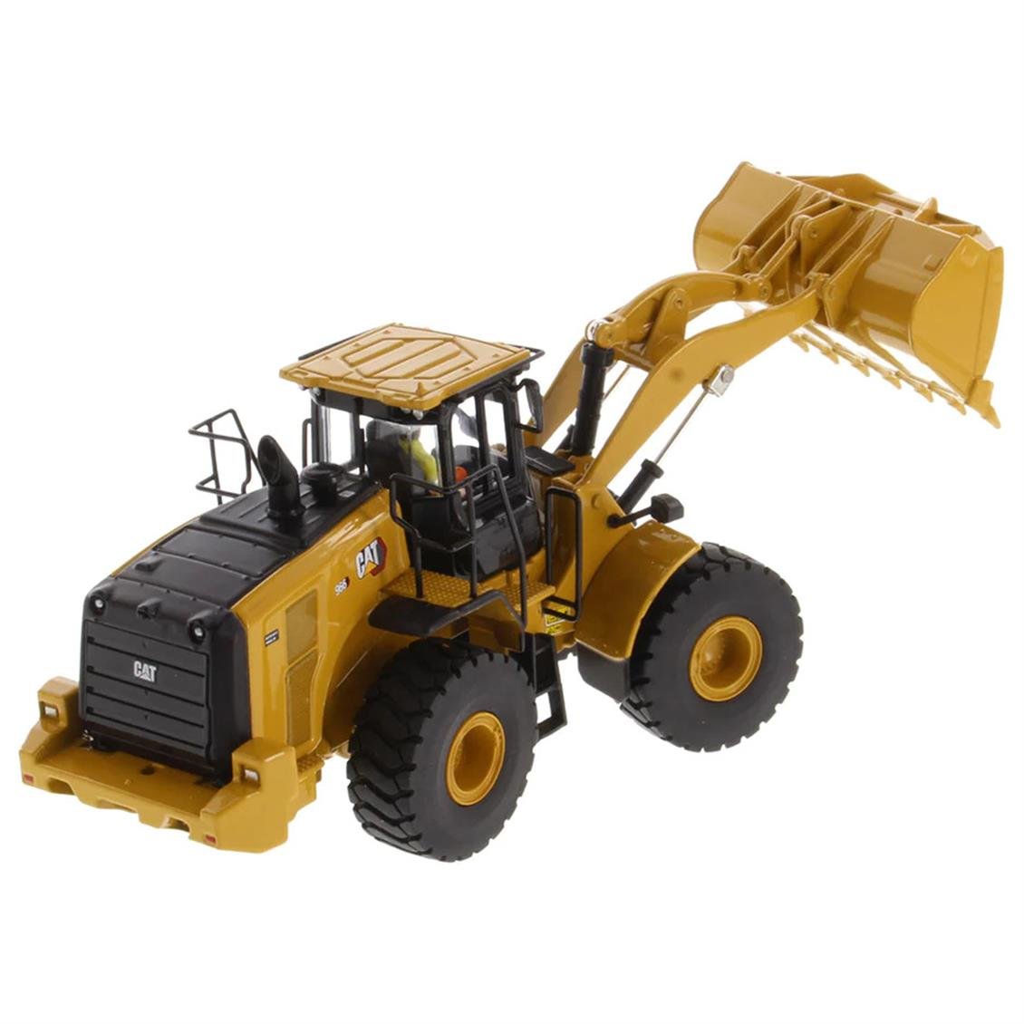 Diecast Masters 85686 1/50 Ölçek Cat 966 Tekerlekli Loder, Sergilemeye Hazır Metal İş Makinası Modeli