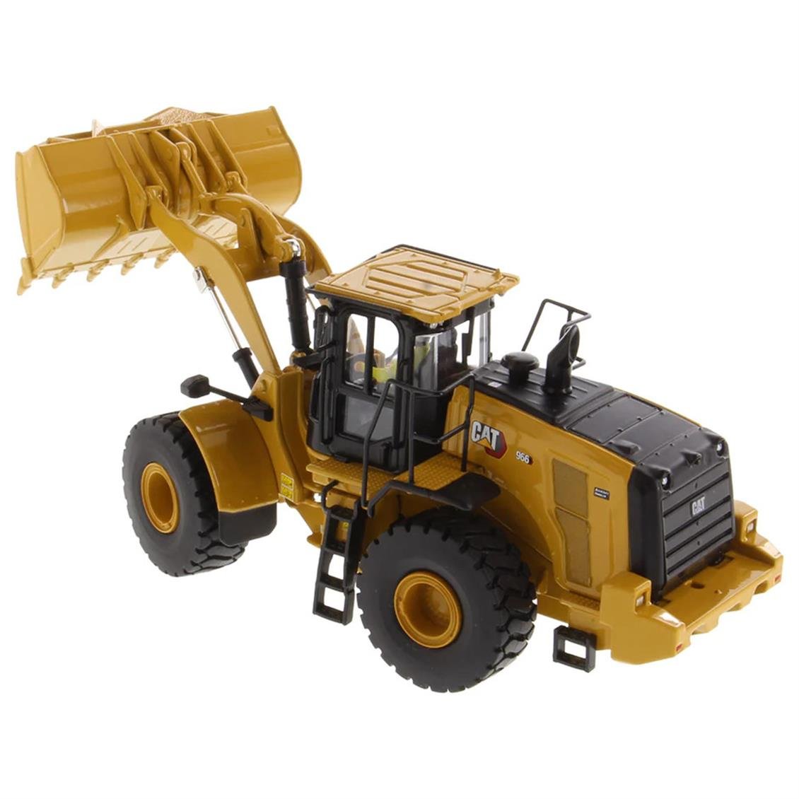 Diecast Masters 85686 1/50 Ölçek Cat 966 Tekerlekli Loder, Sergilemeye Hazır Metal İş Makinası Modeli