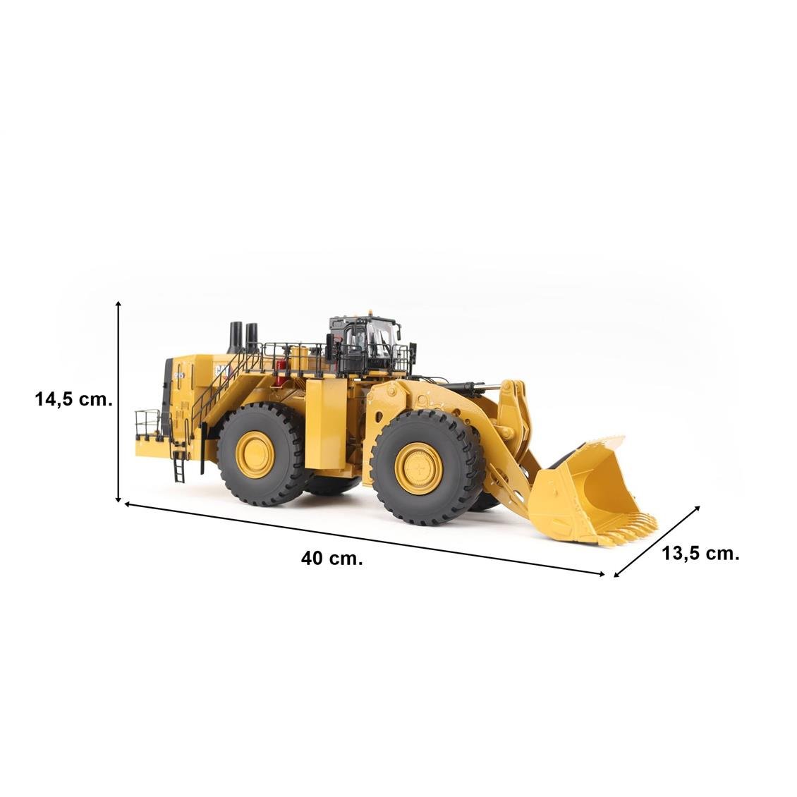 Diecast Masters 85716 1/50 Ölçek, Cat 995 Geniş Tekerlekli Loder, Sergilemeye Hazır Metal İş Makinası Modeli