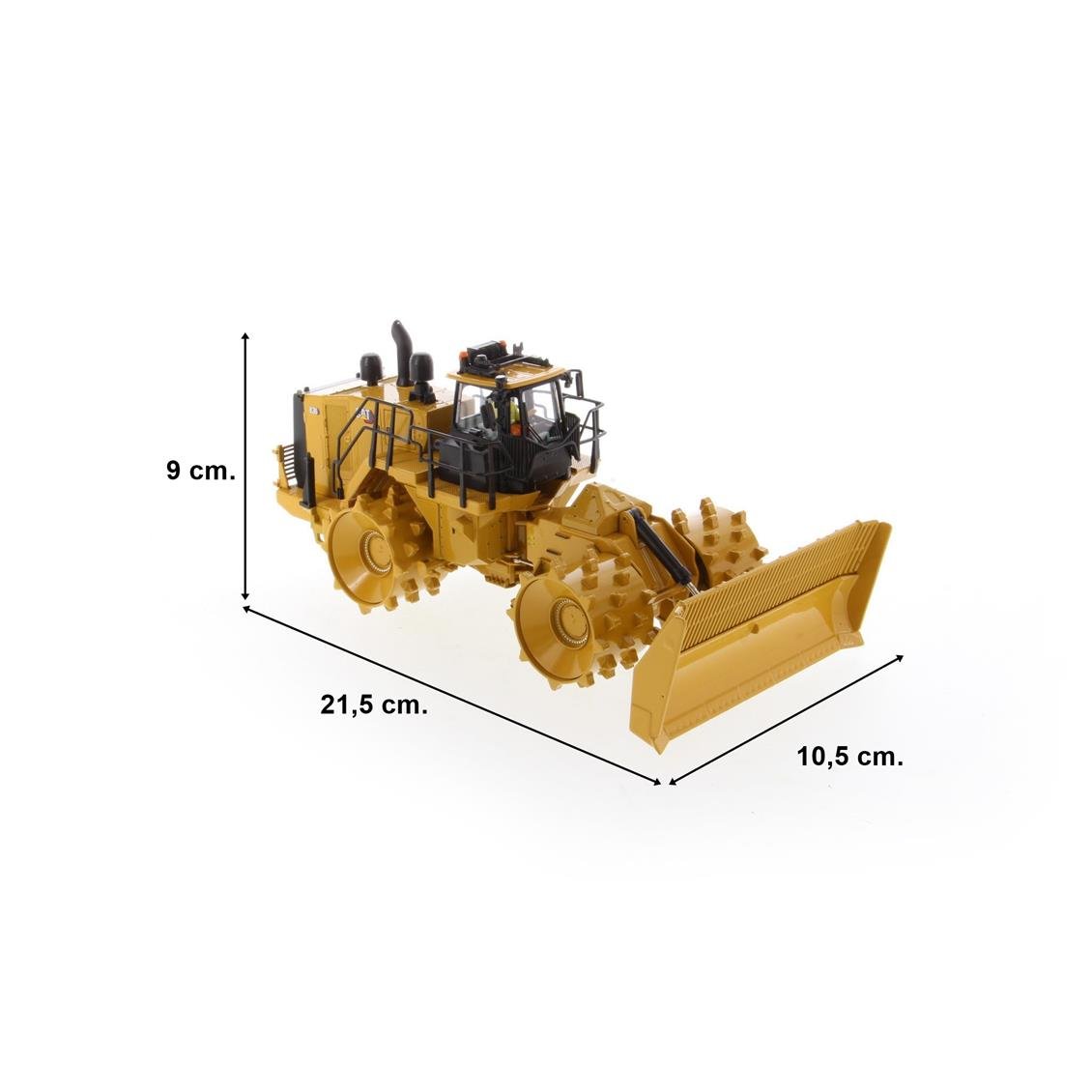 Diecast Masters 85763 1/50 Ölçek, Cat 836 Çöp Sıkıştırıcısı, Sergilemeye Hazır Metal İş Makinası Modeli