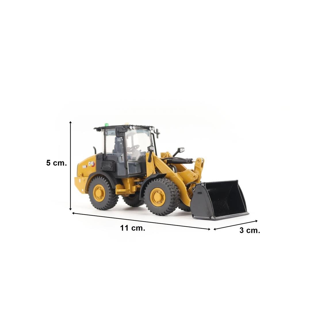 Diecast Masters 85771 1/50 Ölçek, Cat 906 Compact Tekerlekli Loder, Sergilemeye Hazır Metal İş Makinası Modeli