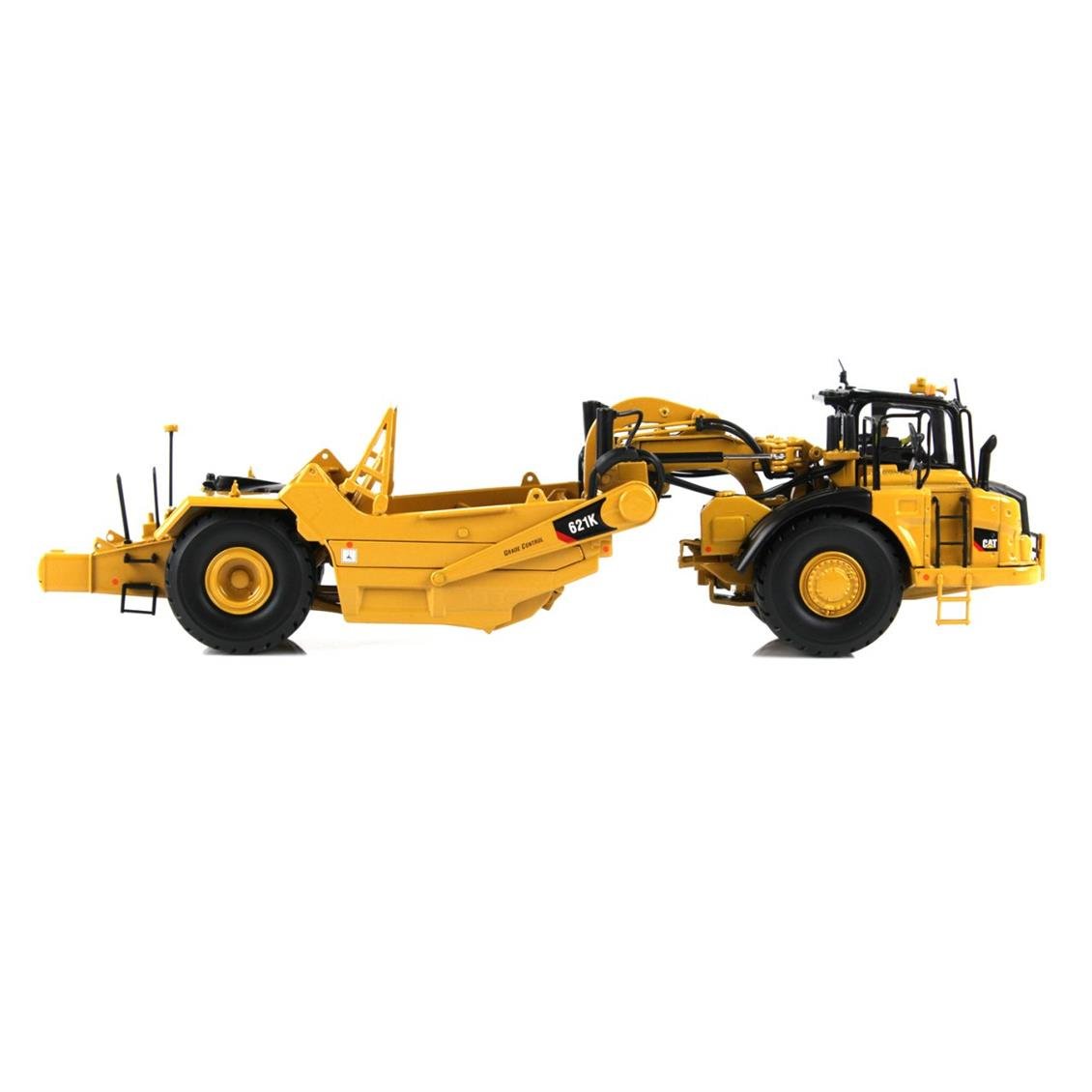 Diecast Masters 85920 1/50 Cat 621 K Çekicili Sıyırıcı, Sergilemeye Hazır Metal İş Makinası Modeli