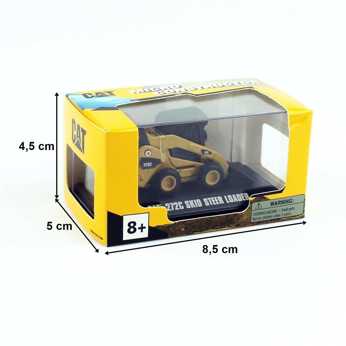 Diecast Masters 85974 Micro Serisi, 272C Mini Loder, Sergilemeye Hazır Metal İş Makinası Modeli