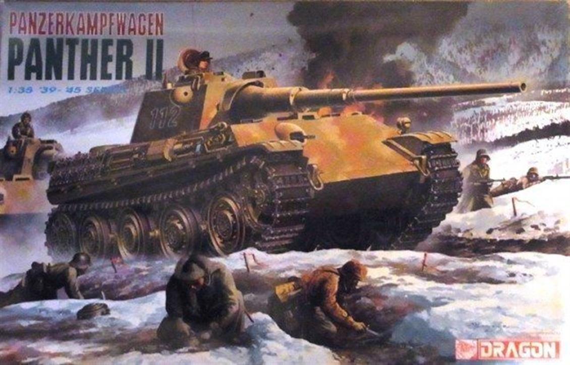 Dragon 6027 1/35 Panzerkampwagen Panther II Tankı Demonte Plastik Maketi