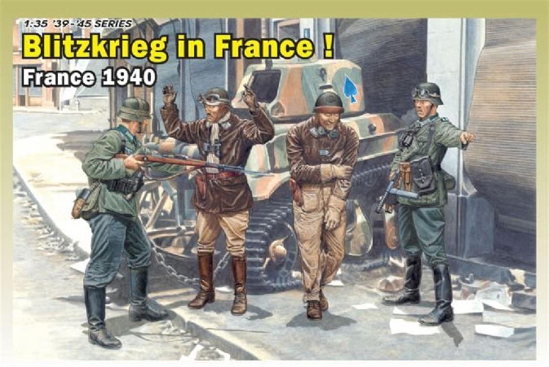 Dragon 6478 1/35 Blitzkrieg (Fransa 1940) Asker Figürleri  Demonte Plastik Maketi