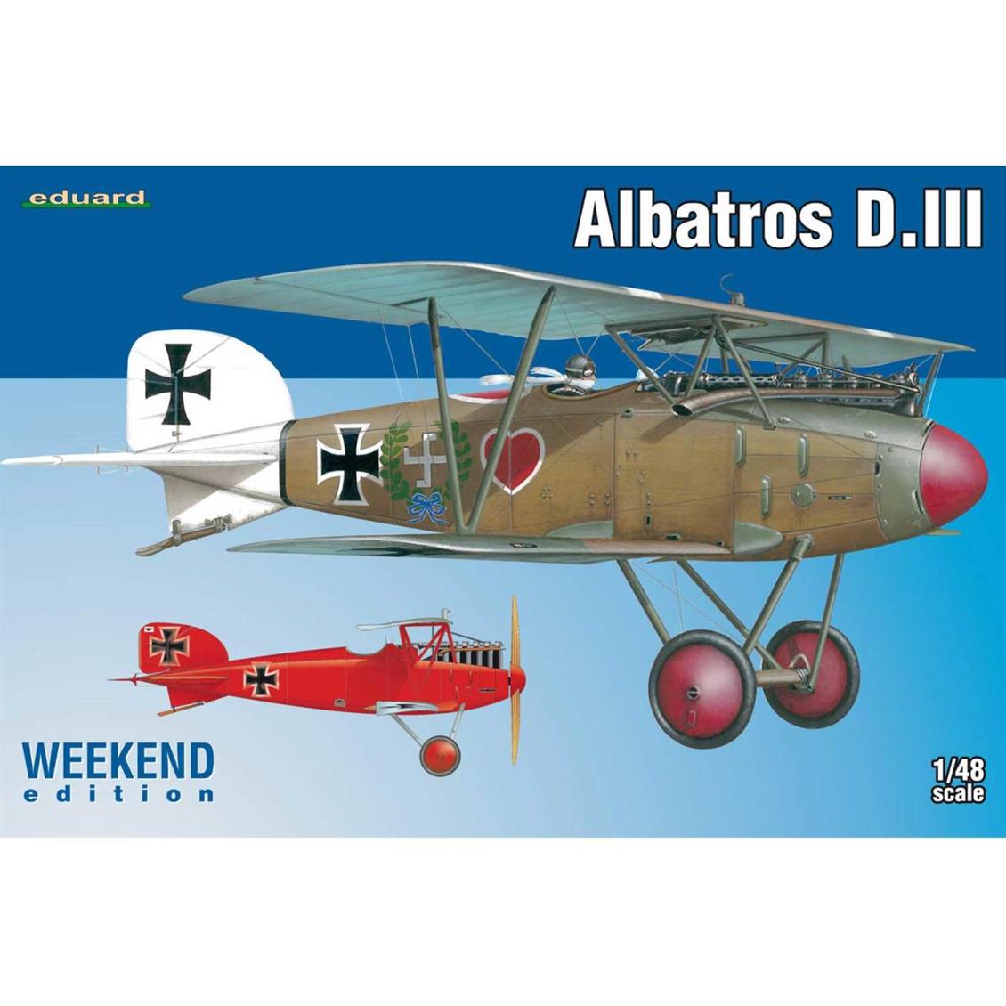 EDUARD 8438 1/48 Albatros D.III Uçak Maketi