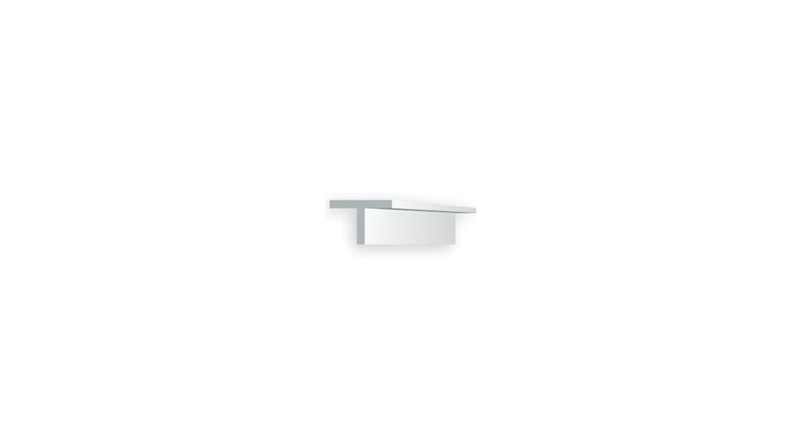 Evergreen 765 3.1x355 mm. T profil Polistren Çubuk-3 Adet- Beyaz