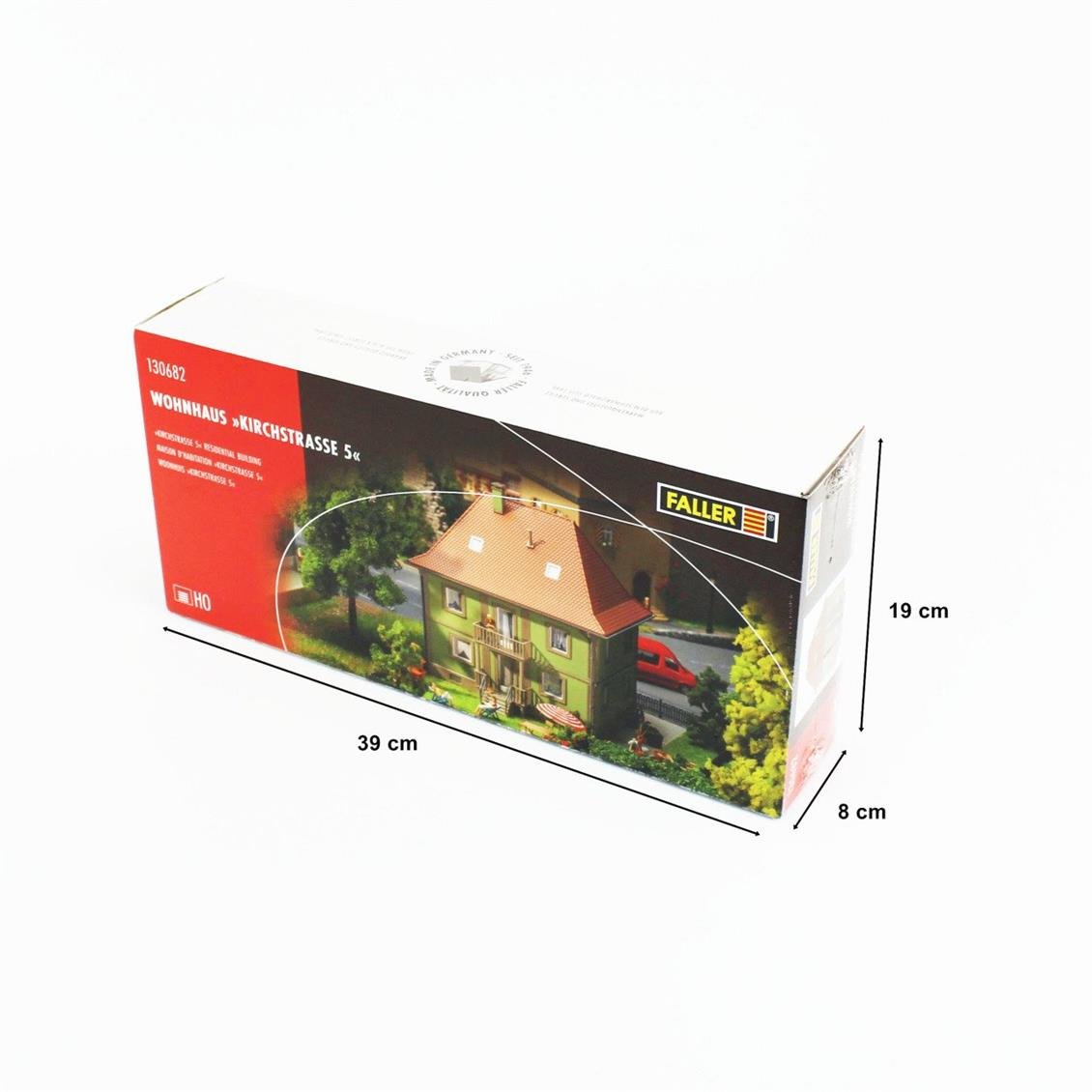 Faller 130682 1/87 Çift Katlı Ev Demonte Plastik Maketi