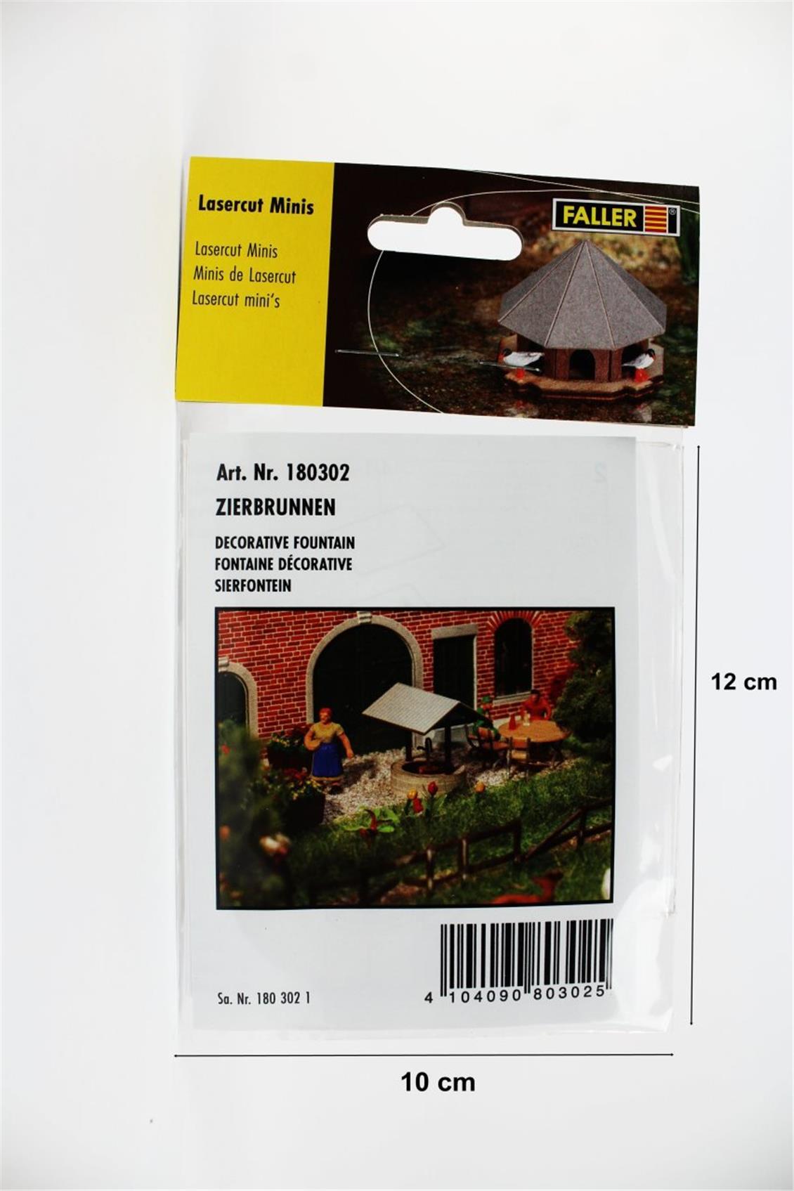 Faller 180302 1/87 Dekoratif Çeşme Demonte Plastik Maketi