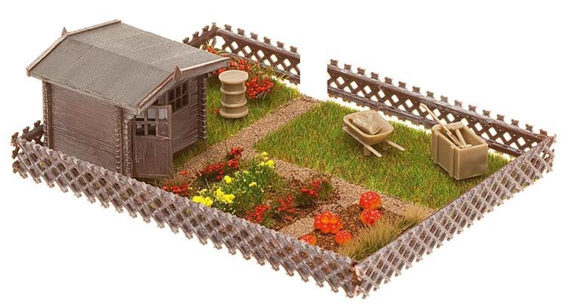 Faller 180492 1/87 Müştemilat Evi ve Aksesuarları Demonte Plastik Maketi
