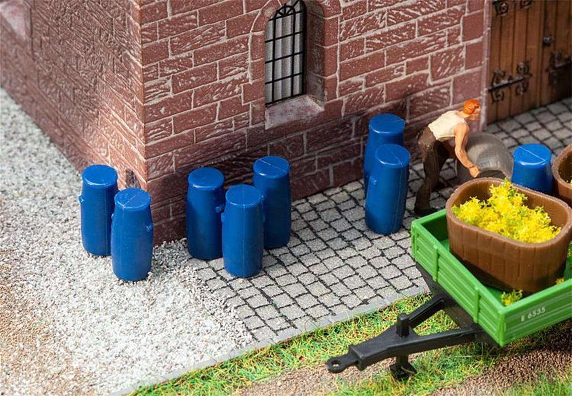 Faller 180970 1/87 Plastik Variller ( 9 Ade t) Demonte Plastik Maketi