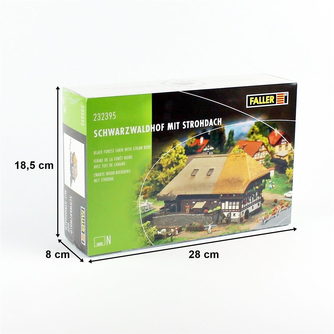 Faller 232395 1/87 Ölçek, Hasır Çatılı Kara Orman Çiftlik Evi Plastik Model Kiti