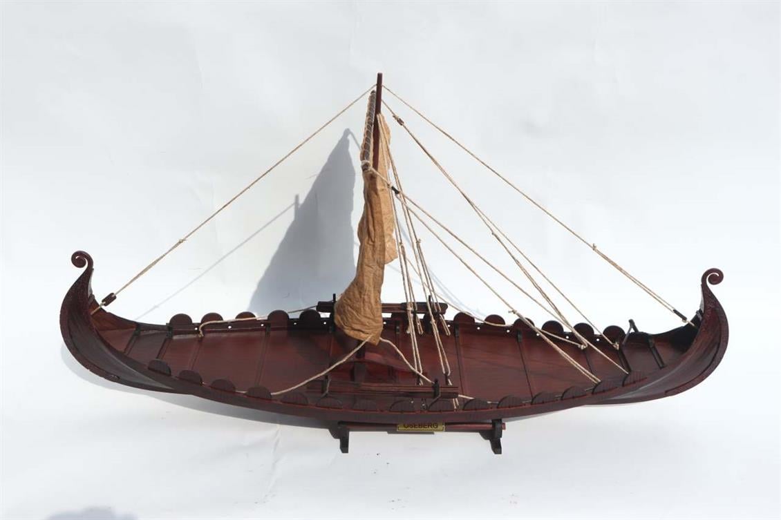 GIANHIEN FB0021W80 OSEBERG VIKING FARGAG AHŞAP HAZIR YELKENLİ GEMİ MAKETİ