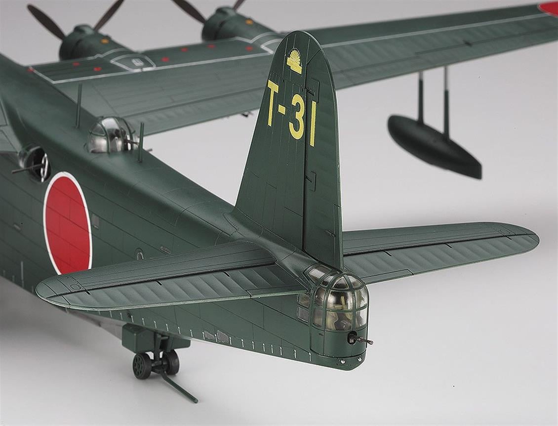 Hasegawa E45 01575 1/72 Kawanishi H8K2 Type 2 Deniz Uçağı Demonte Plastik Maketi