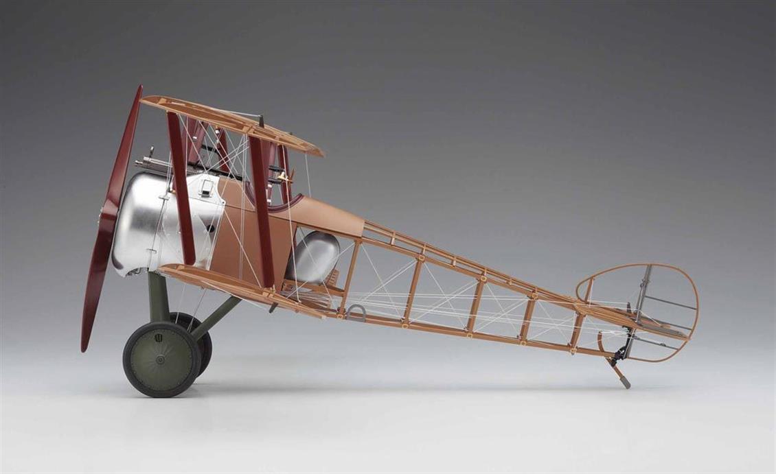 Hasegawa MU01 50031 1/16 Sopwith Camel F.1 Uçak Demonte Plastik Maketi
