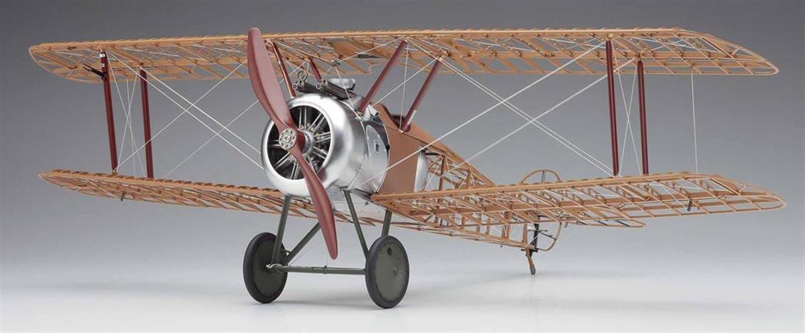 Hasegawa MU01 50031 1/16 Sopwith Camel F.1 Uçak Demonte Plastik Maketi