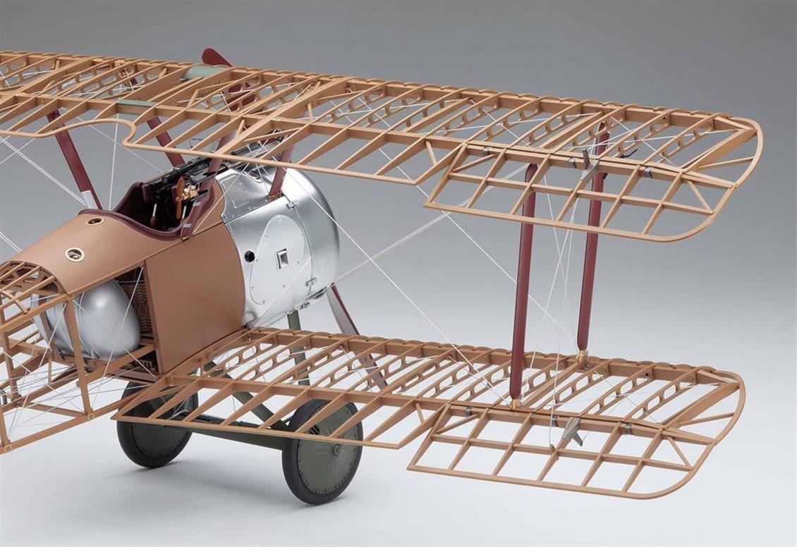 Hasegawa MU01 50031 1/16 Sopwith Camel F.1 Uçak Demonte Plastik Maketi