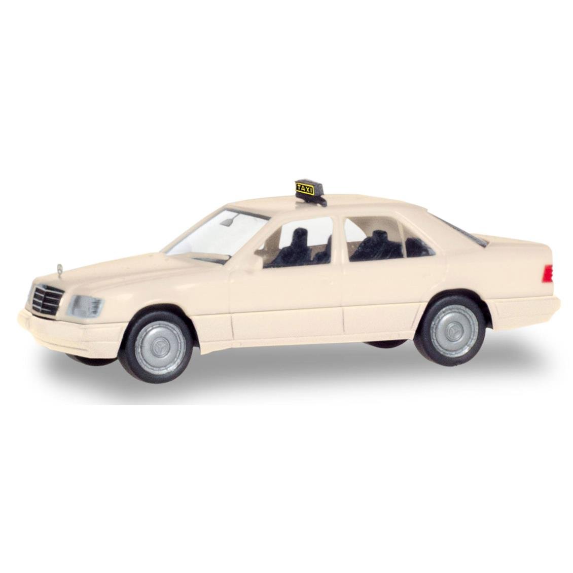 Herpa 094184 1/87 Ölçek Mercedes-Benz E-Class (W124) Taksi, Sergilemeye Hazır Model Araç