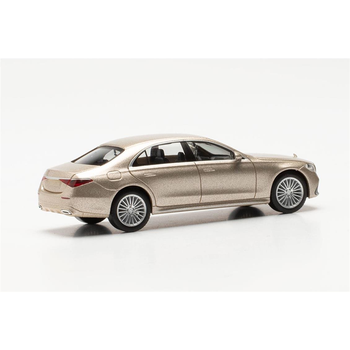 Herpa 430869-002 1/87 Ölçek, Mercedes-Benz S-Klasse, Altın Metalik, Sergilemeye Hazır Model Araç