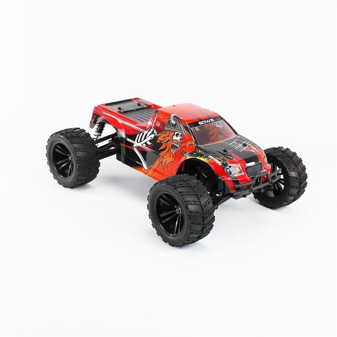 Himoto E10MT Bowie Kumandalı Fırçalı Motorlu Arazi Aracı Monster Truck 1/10 Ölçek 4 Çeker
