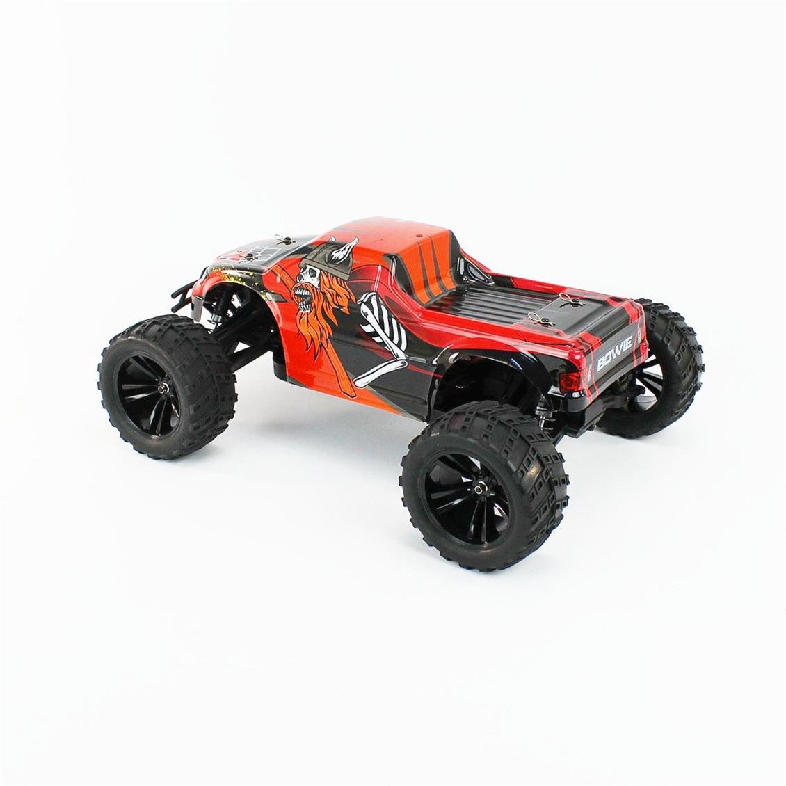 Himoto E10MT Bowie Kumandalı Fırçalı Motorlu Arazi Aracı Monster Truck 1/10 Ölçek 4 Çeker
