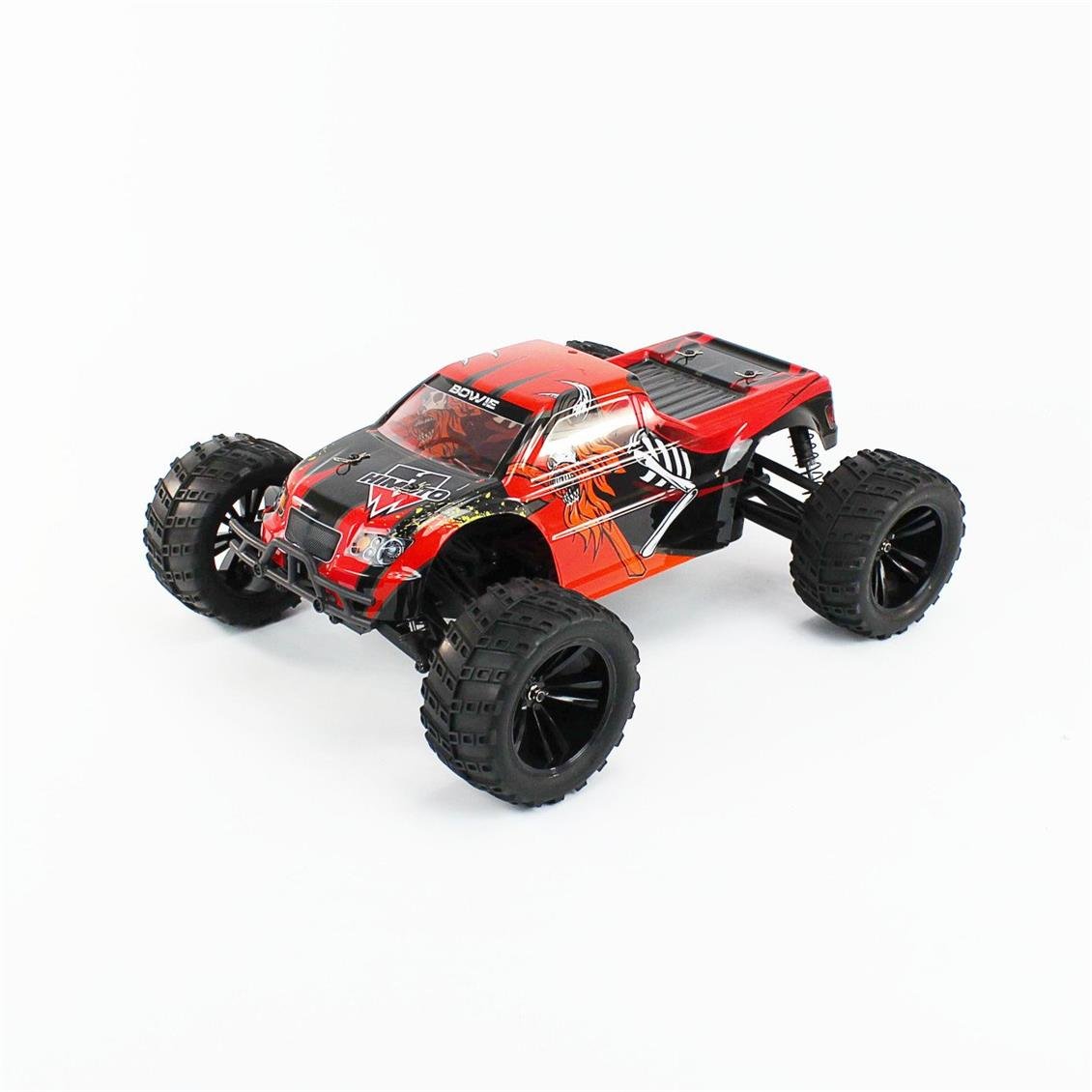 Himoto E10MT Bowie Kumandalı Fırçalı Motorlu Arazi Aracı Monster Truck 1/10 Ölçek 4 Çeker