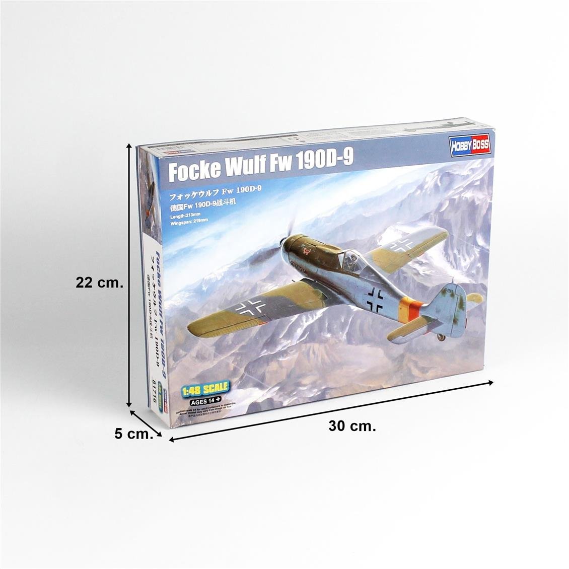 HobbyBoss 81716 1/48 Ölçek Focke-Wulf FW190D-9,, Savaş Uçağı Plastik Model Kiti
