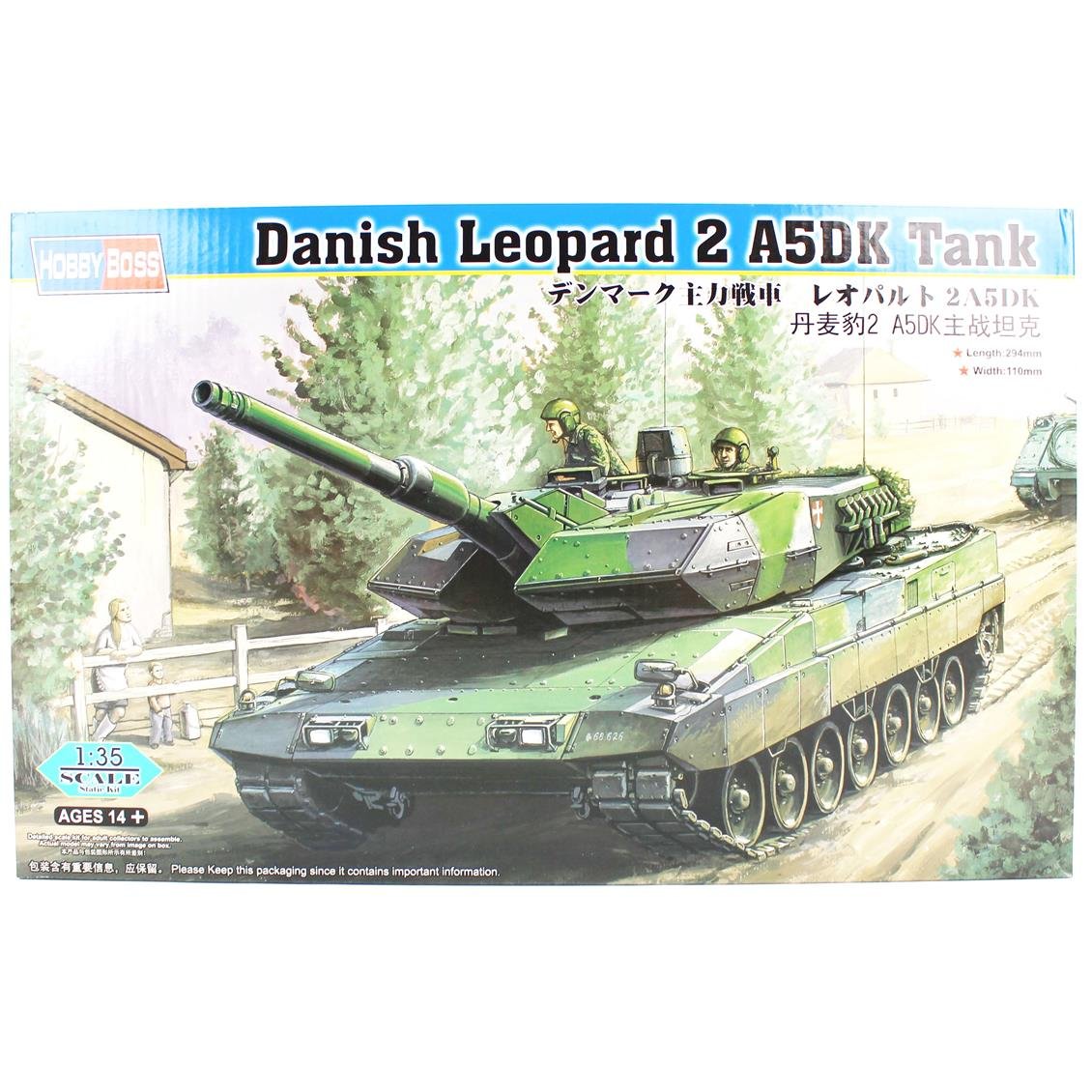 HobbyBoss 82405 1/35 Ölçek Danish Leopard 2A5DK Tank, Plastik Model Kiti