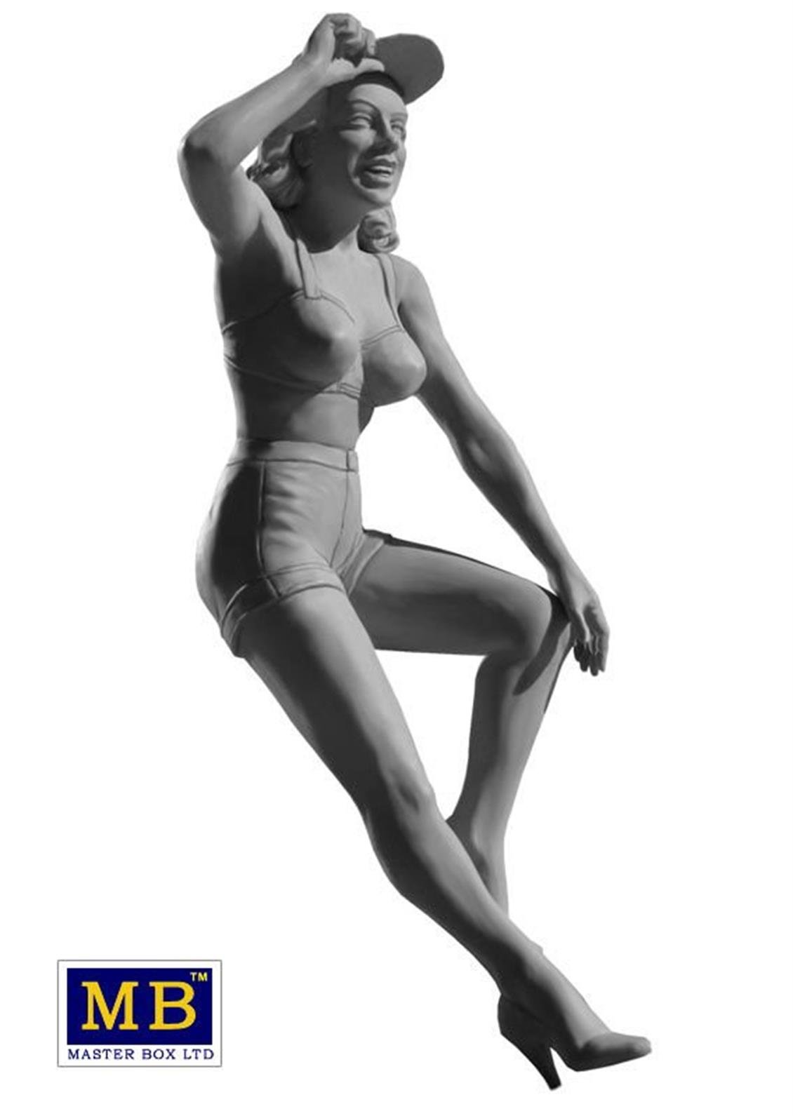 MasterBox 24001 1/24 Pin-Up Serisi 1, Marylin, Demonte Plastik Figür