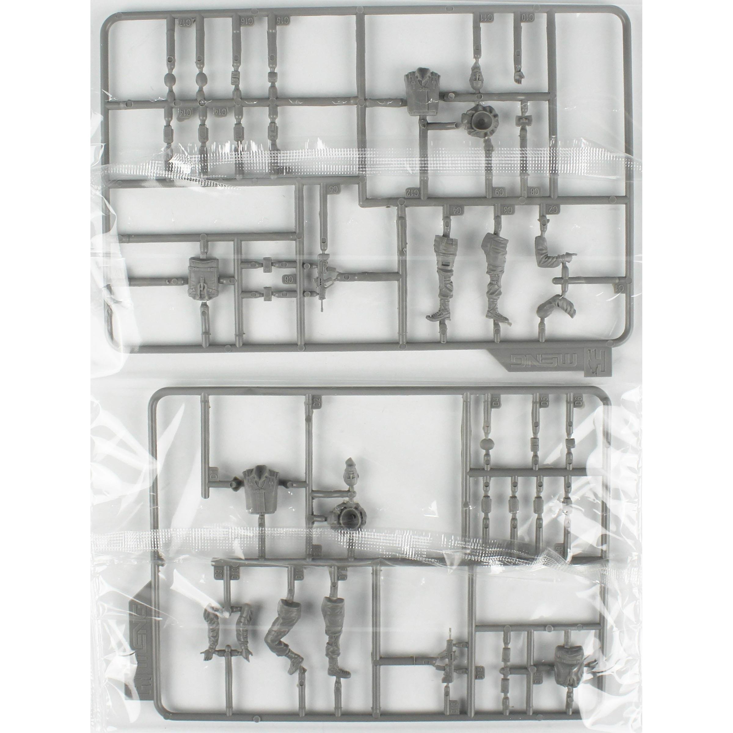 Meng HS-003 1/35 Ölçek, IDF Piyadeleri (2000- ), 4 Adet, Plastik Figür Model Kiti