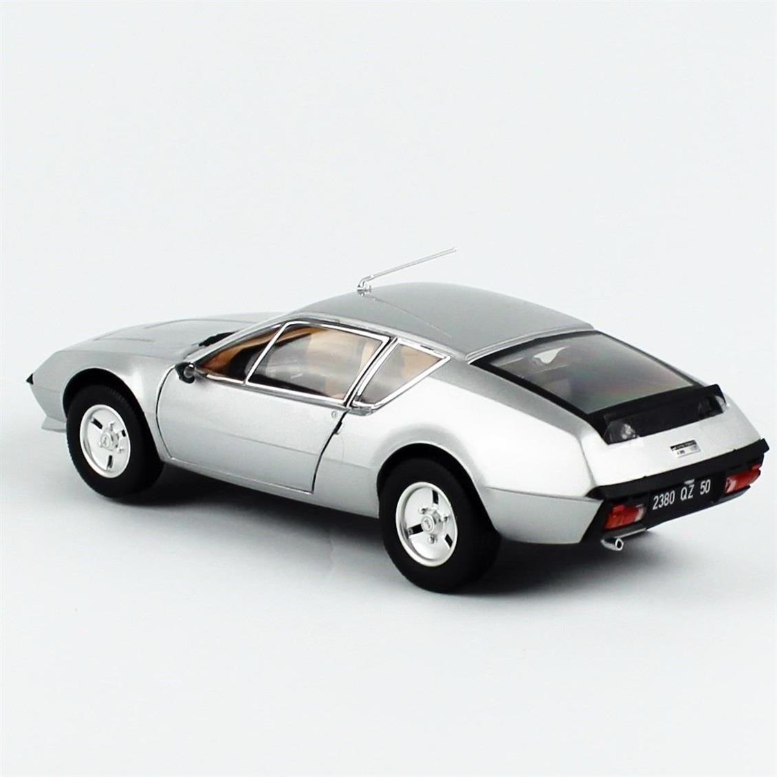 Norev 185320 1/18 Ölçek 1979 Alpine Renault A310 V6, Gümüş, Sergilemeye Hazır Metal Araba Modeli