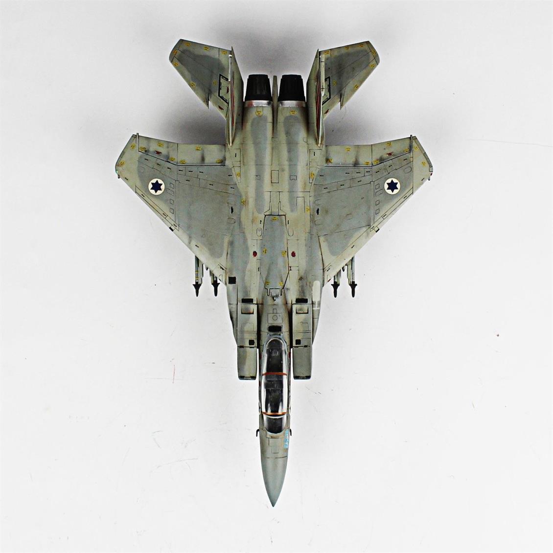 QD005 1/72 F-15D BAZ Sergilemeye Hazır Plastik Uçak Maketi