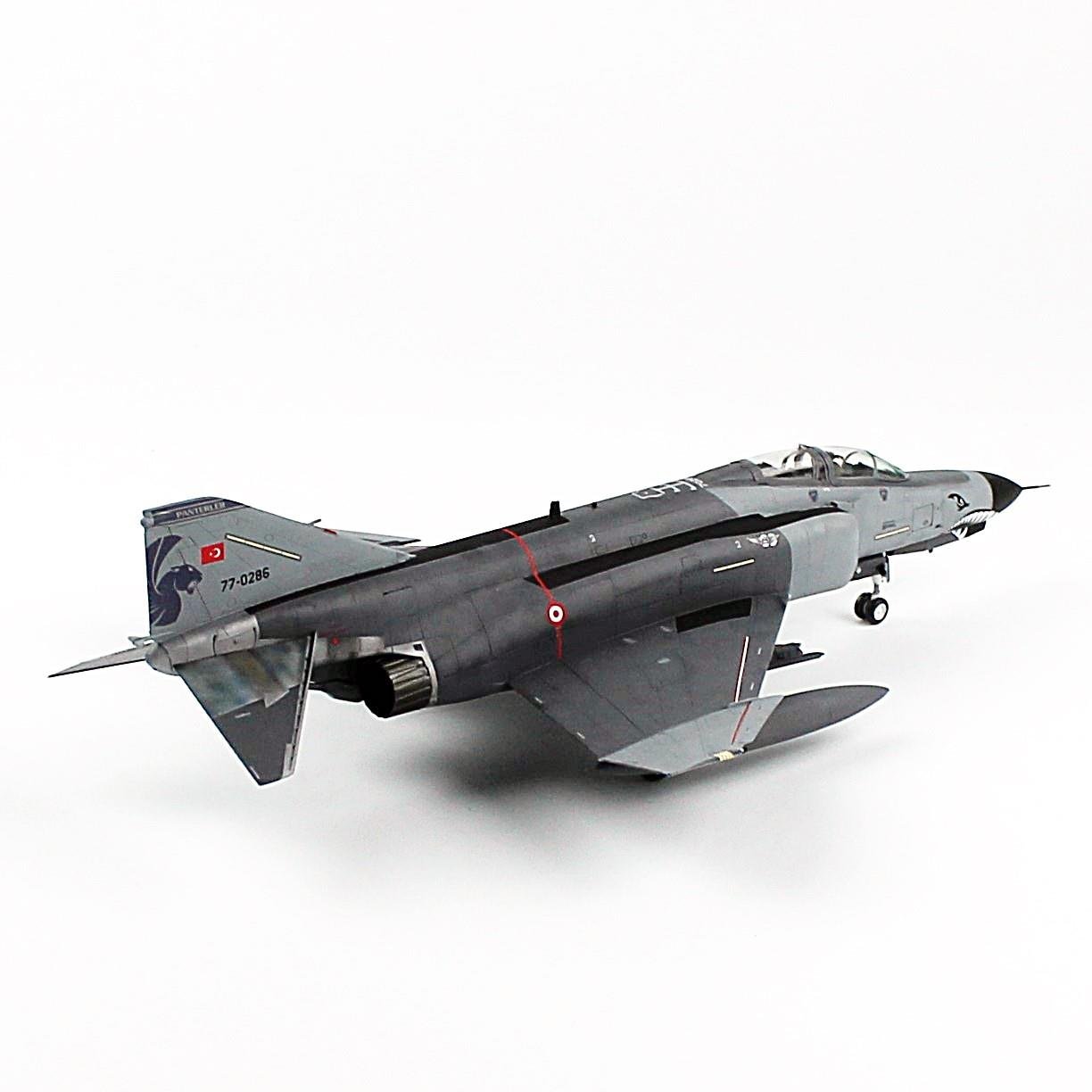 QD179 1/72 Ölçek, F-4E Phantom II, Terminatör, 111.Filo Panterler, Sergilemeye Hazır Savaşl Uçağı Modeli