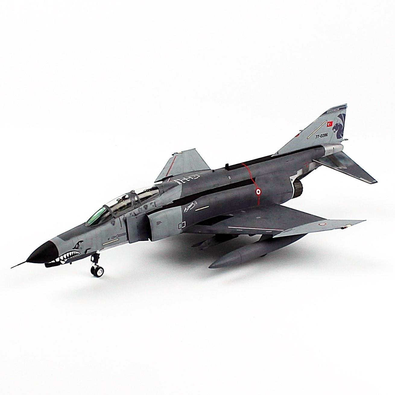 QD179 1/72 Ölçek, F-4E Phantom II, Terminatör, 111.Filo Panterler, Sergilemeye Hazır Savaşl Uçağı Modeli