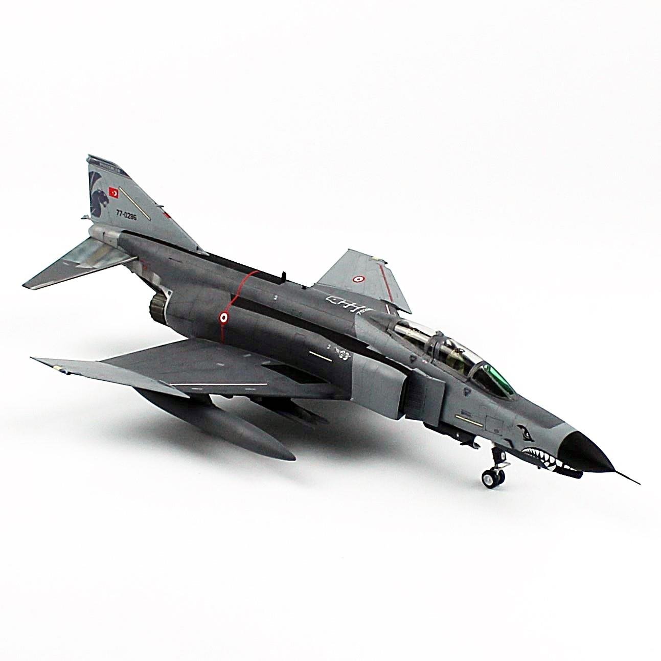 QD179 1/72 Ölçek, F-4E Phantom II, Terminatör, 111.Filo Panterler, Sergilemeye Hazır Savaşl Uçağı Modeli