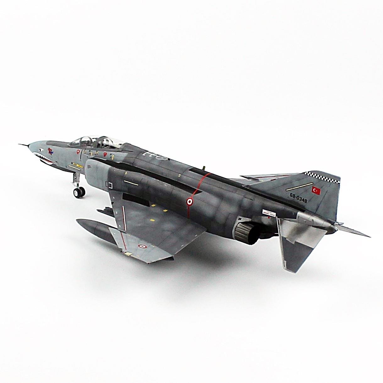 QD180 1/72 Ölçek, F-4E Phantom II, 112.Filo Şeytan, Sergilemeye Hazır Savaşl Uçağı Modeli