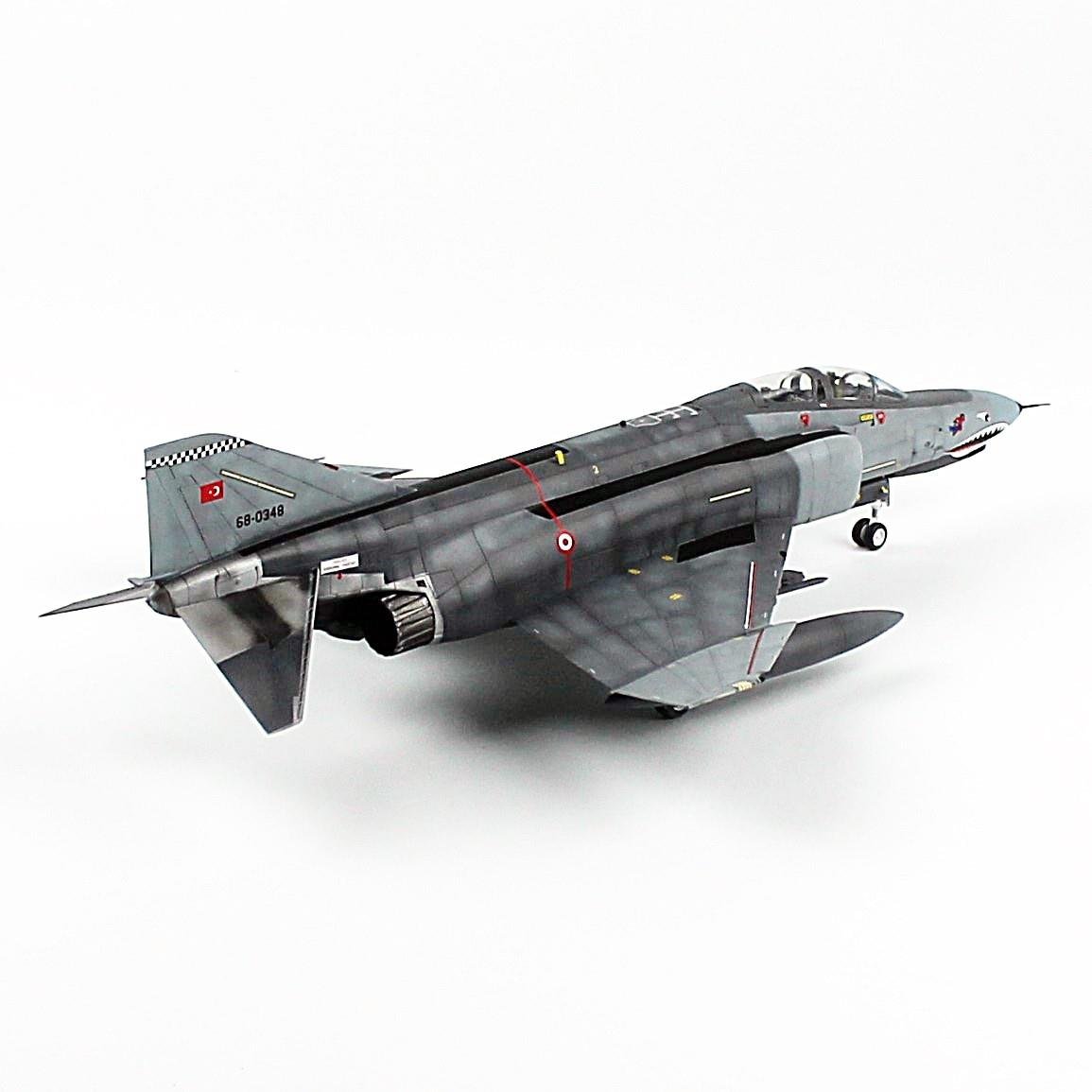 QD180 1/72 Ölçek, F-4E Phantom II, 112.Filo Şeytan, Sergilemeye Hazır Savaşl Uçağı Modeli