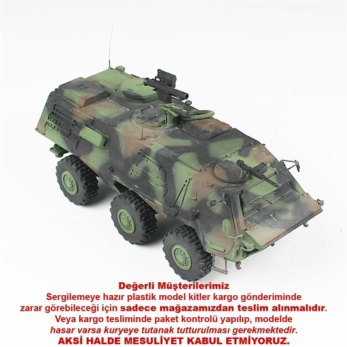 QD205 1/35 Fuchs, Revell, Sergilemeye Hazır Plastik Tank Maketi