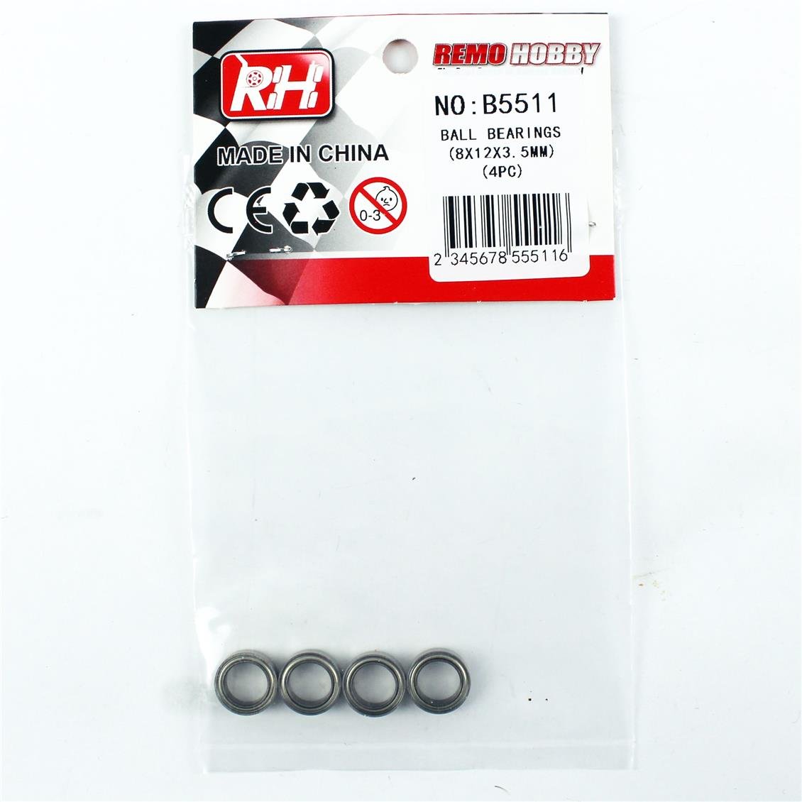 Remo B5511 ball bearings, Model Araç Yedek Parçası