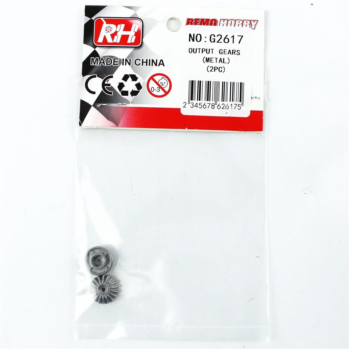 Remo G2617 output gears (metal), Model Araç Yedek Parçası