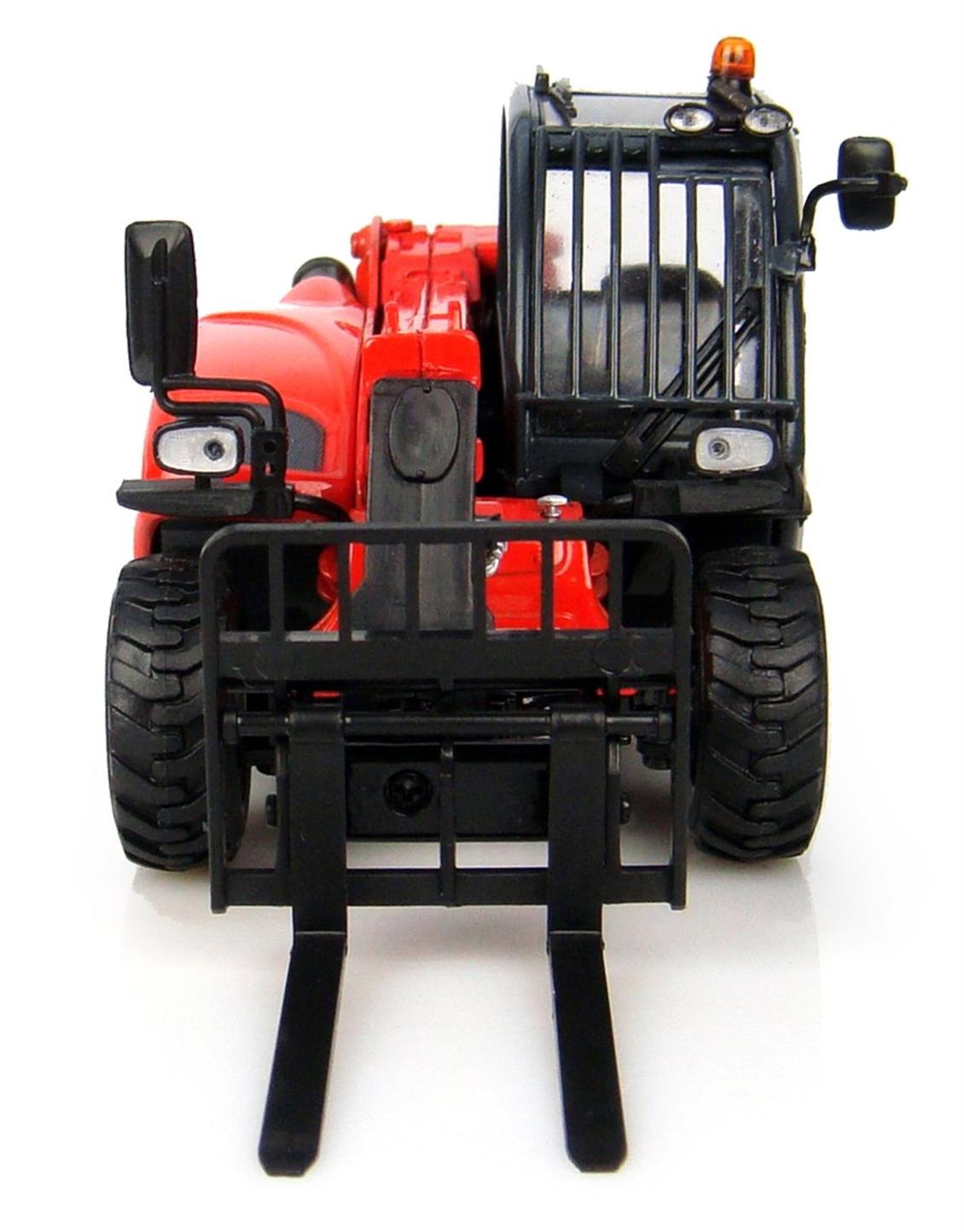 Universal Hobbies UH2924 1/32 Manitou MT 625 T Confort Avec Forklift, Sergilemeye Hazır Metal İş Makinası Modeli