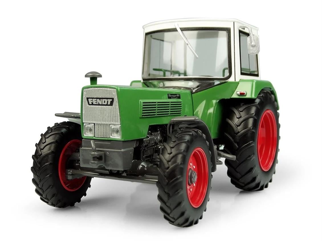 Universal Hobbies UH5312 1/32 Fendt Farmer 105S Turbomatik Kabinli Traktör, Sergilemeye Hazır Metal Tarımsal Makina Modeli